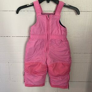 LL Bean Infant Cold Buster Snow Bib Pant Pint Size 12-18 Months Gaiters Leg Zip
